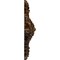 Ekena Millwork Antonio Ceiling Medallion, Hand-Painted Root Beer Crackle, 35 7/8"W x 22 1/2"H x 4 3/8"P CM35X22ANRBC - alternate 4